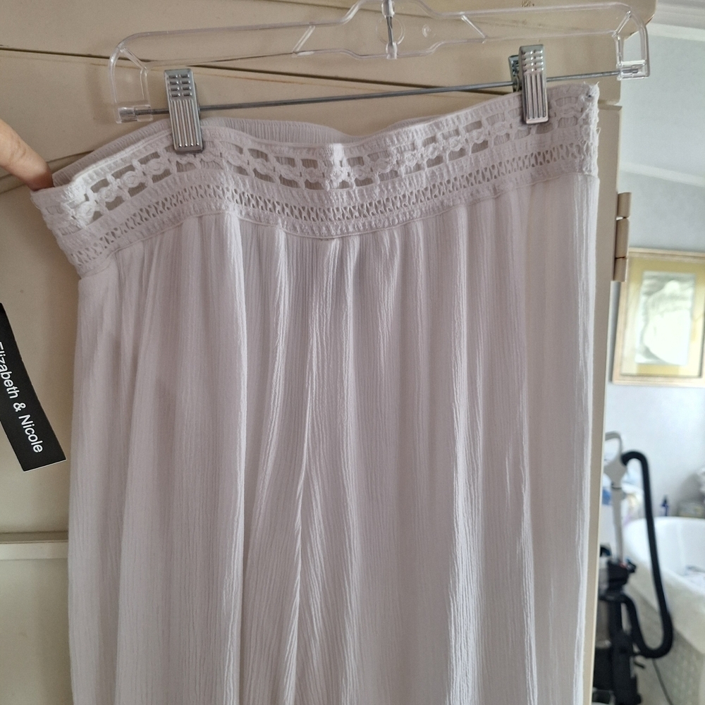 Alyx Wide Leg White Pants - Picture 7 of 15